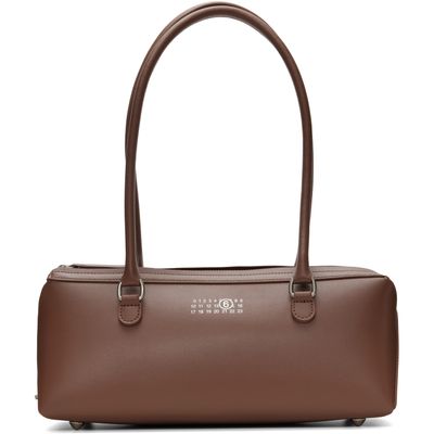 MM6 Maison Margiela MM6 Maison Margiela Brown Bauletto Small Shoulder Bag