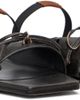 MM6 Maison Margiela MM6 Maison Margiela Brown Bow-Detailed Leather Slingback Sandals - 4