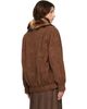 MM6 Maison Margiela MM6 Maison Margiela Brown Faux-Suede Jacket - 3