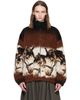 MM6 Maison Margiela MM6 Maison Margiela Brown Horse Fleece Jacket - 1