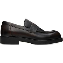 MM6 Maison Margiela MM6 Maison Margiela Brown Leather Loafers