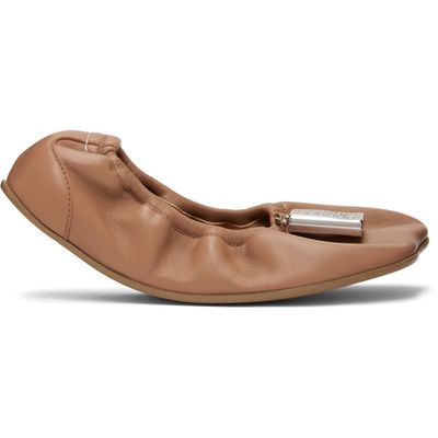 MM6 Maison Margiela MM6 Maison Margiela Brown Numeric Anatomic Ballerina Flats
