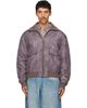 MM6 Maison Margiela MM6 Maison Margiela Brown Sports Bomber Jacket - 1