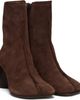 MM6 Maison Margiela MM6 Maison Margiela Brown Suede Anatomic Stitch Toe Ankle Boots - 4