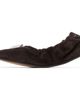 MM6 Maison Margiela MM6 Maison Margiela Brown Suede Anatomic Travel Ballerina Flats - 3