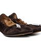 MM6 Maison Margiela MM6 Maison Margiela Brown Suede Anatomic Travel Ballerina Flats - 4