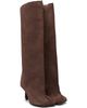 MM6 Maison Margiela MM6 Maison Margiela Brown Suede Anatomic Tube Tall Boots - 4
