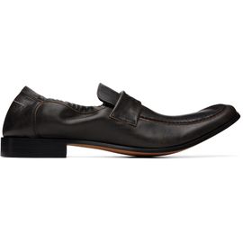 MM6 Maison Margiela MM6 Maison Margiela Brown Swing-Toe Loafers