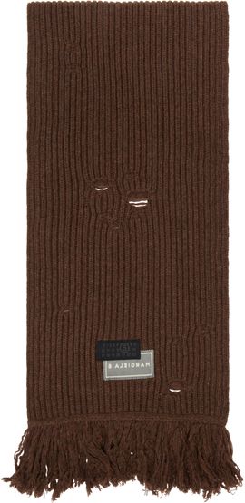 MM6 Maison Margiela MM6 Maison Margiela Brown Wool Scarf