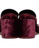 MM6 Maison Margiela MM6 Maison Margiela Burgundy Anatomic Numeric Sandal Heels - 2