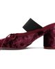 MM6 Maison Margiela MM6 Maison Margiela Burgundy Anatomic Numeric Sandal Heels - 3