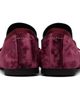 MM6 Maison Margiela MM6 Maison Margiela Burgundy Velvet Ballerina Flats - 2