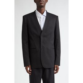 MM6 Maison Margiela MM6 Maison Margiela Collarless Raw Edge Suit Jacket