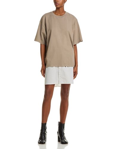 Mm6 Maison Margiela MM6 Maison Margiela Combo Mini Dress