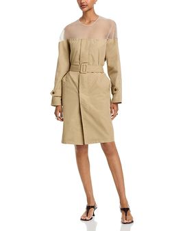 Mm6 Maison Margiela MM6 Maison Margiela Cotton Miidi Trench Dress