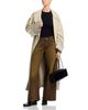 Mm6 Maison Margiela MM6 Maison Margiela Cotton Wide Leg Jeans in Brown - 2