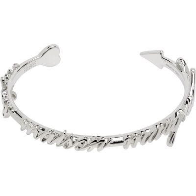 MM6 Maison Margiela MM6 Maison Margiela 'Enjoy MM6' Arrow Cuff Bracelet