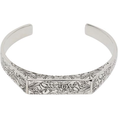MM6 Maison Margiela MM6 Maison Margiela Eroded Floral Motif Bracelet