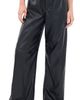 MM6 Maison Margiela MM6 Maison Margiela Faux Leather Pants Black - 1