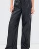 MM6 Maison Margiela MM6 Maison Margiela Faux Leather Pants Black - 2
