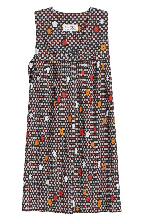 MM6 Maison Margiela - Black Graphic Maxi Dress MM6 Maison Margiela - Black Graphic Maxi Dress