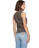 MM6 Maison Margiela MM6 Maison Margiela Gray Buttoned Vest - 3