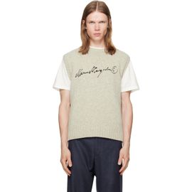 MM6 Maison Margiela MM6 Maison Margiela Gray Gilet Vest