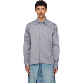 MM6 Maison Margiela MM6 Maison Margiela Gray Long-Sleeved Shirt