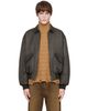 MM6 Maison Margiela MM6 Maison Margiela Gray Padded Bomber Jacket - 1