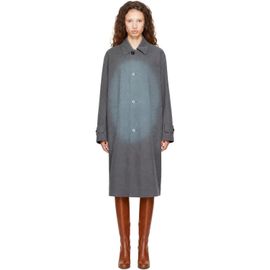 MM6 Maison Margiela MM6 Maison Margiela Gray Printed Coat