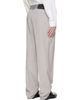 MM6 Maison Margiela MM6 Maison Margiela Gray Replaced Waist Wool Trousers - 3