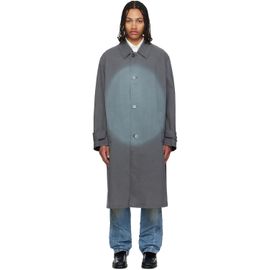 MM6 Maison Margiela MM6 Maison Margiela Gray Spotlight Fading Coat