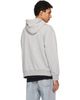 MM6 Maison Margiela MM6 Maison Margiela Gray Spray Print Hoodie - 3
