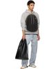 MM6 Maison Margiela MM6 Maison Margiela Gray Spray Print Hoodie - 4