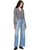 MM6 Maison Margiela MM6 Maison Margiela Gray Trompe L'Oeil Cardigan - 4