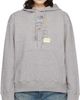 MM6 Maison Margiela MM6 Maison Margiela Gray Unbrushed Cotton Hoodie - 1