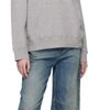 MM6 Maison Margiela MM6 Maison Margiela Gray Unbrushed Cotton Hoodie - 4