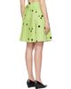 MM6 Maison Margiela MM6 Maison Margiela Green Belted Midi Skirt - 3