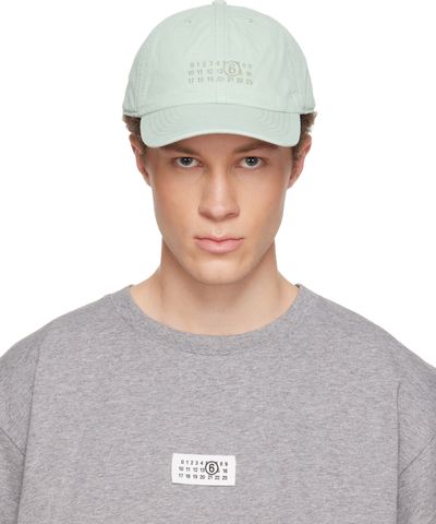 MM6 Maison Margiela MM6 Maison Margiela Green Embroidered Logo Cap