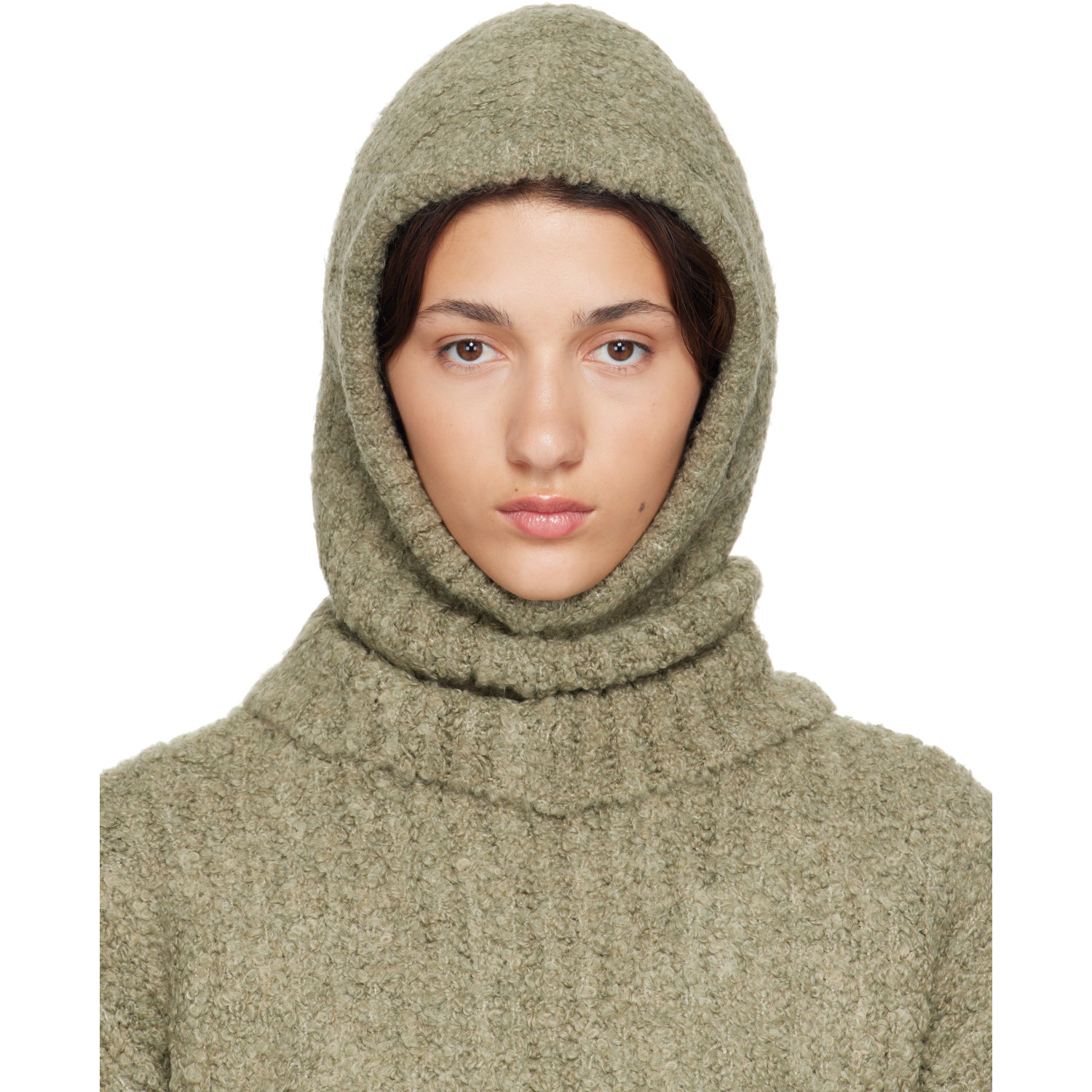 MM6 Maison Margiela - Green Logo Balaclava