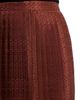 Mm6 Maison Margiela MM6 Maison Margiela Jacquard Pleated Monogram Skirt - 4