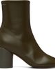 MM6 Maison Margiela MM6 Maison Margiela Khaki Anatomic Ankle Boots - 1