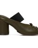 MM6 Maison Margiela MM6 Maison Margiela Khaki Anatomic Numeric Sandal Heels - 1