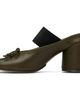 MM6 Maison Margiela MM6 Maison Margiela Khaki Anatomic Numeric Sandal Heels - 3