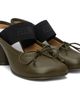 MM6 Maison Margiela MM6 Maison Margiela Khaki Anatomic Numeric Sandal Heels - 4