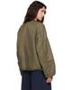 MM6 Maison Margiela MM6 Maison Margiela Khaki Contrast Lining Nylon Bomber Jacket - 3