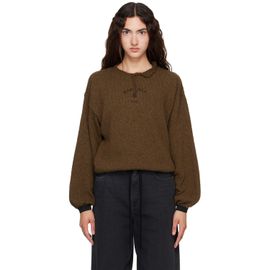 MM6 Maison Margiela MM6 Maison Margiela Khaki Knit Sweater
