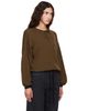 MM6 Maison Margiela MM6 Maison Margiela Khaki Knit Sweater - 2