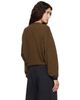 MM6 Maison Margiela MM6 Maison Margiela Khaki Knit Sweater - 3