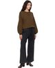 MM6 Maison Margiela MM6 Maison Margiela Khaki Knit Sweater - 4